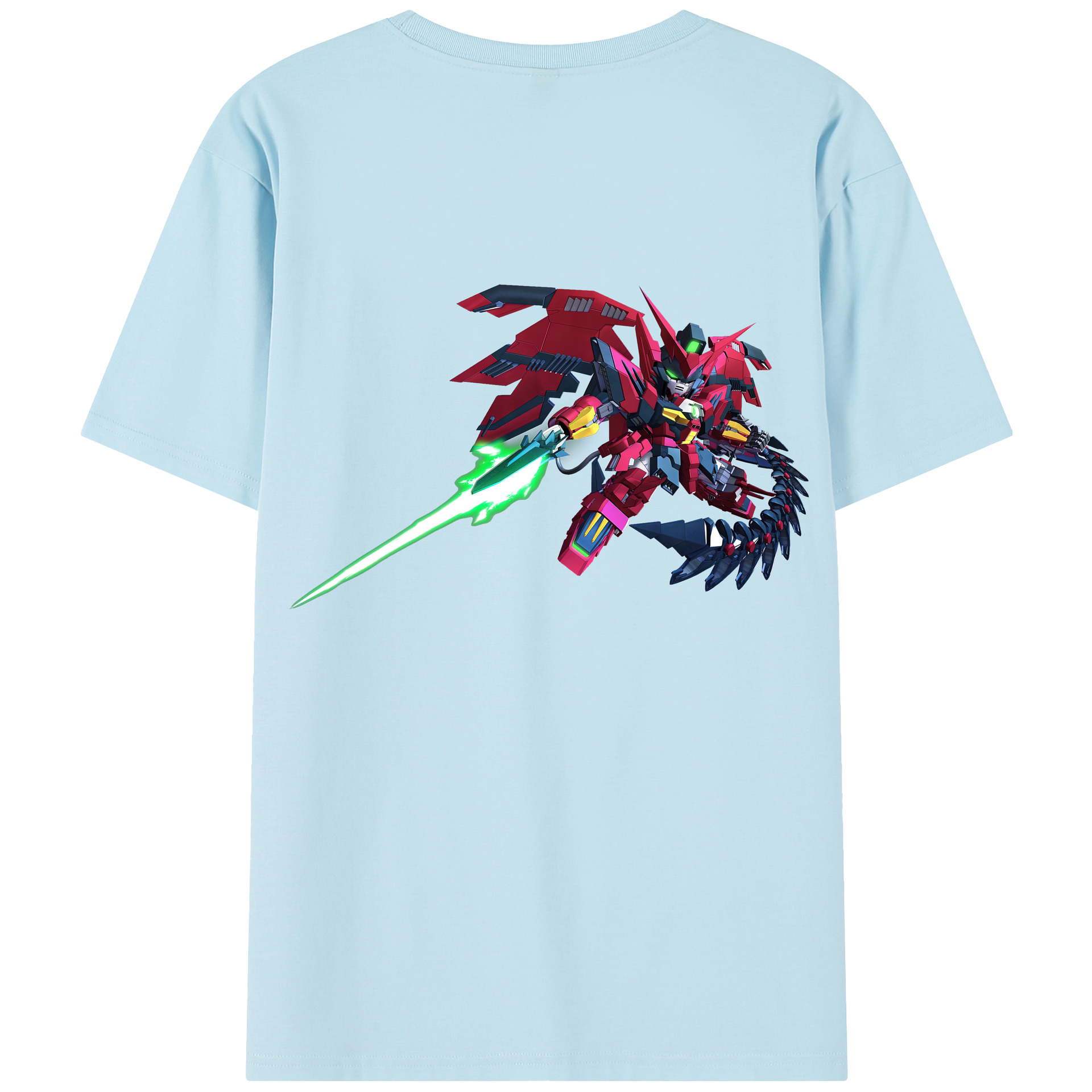 （画像用） 機動戦士ガンダム Mobile Suit Gundam 綿100％半袖Tシャツ（背面プリント）